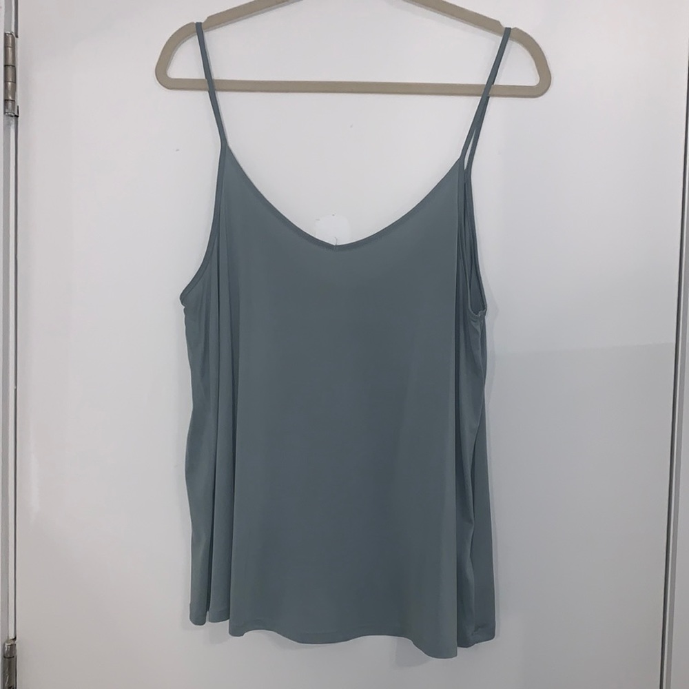 V Neck Thin Strap Tank